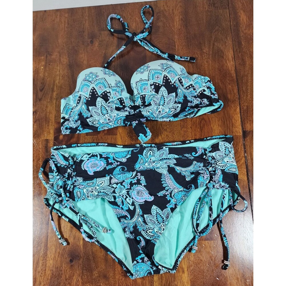 Catalina 2 Piece Bikini Swiming Suite Women's Size M (7-9)